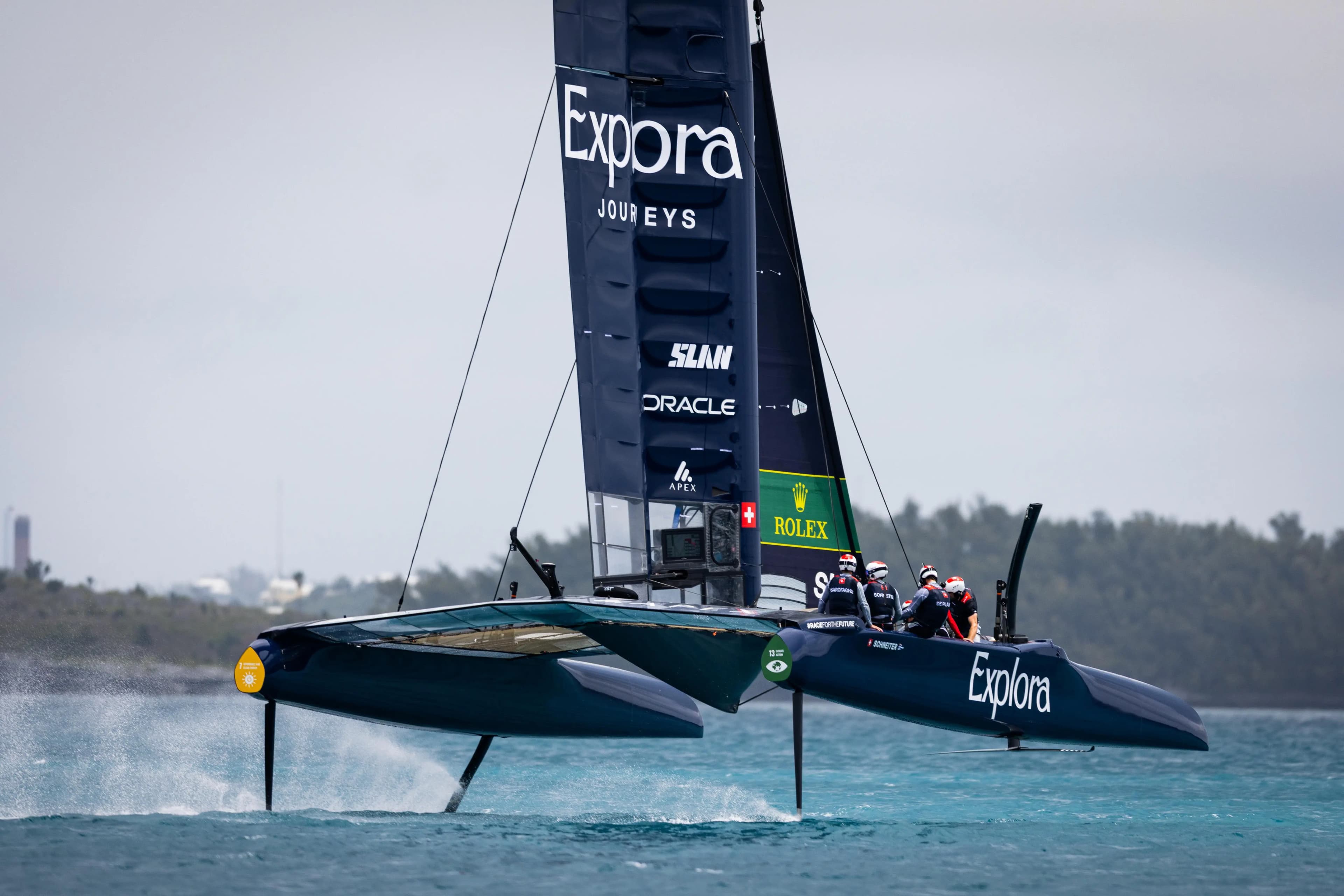 SUI SailGP Team F50 racing
